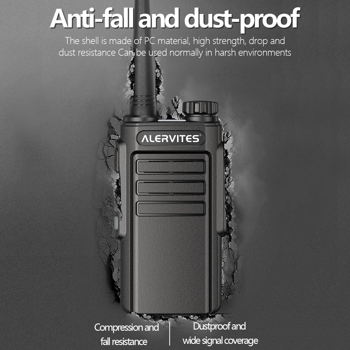 Walkie Talkies Recargables ALERVITES AT-WP31D 2Pack UHF 8km