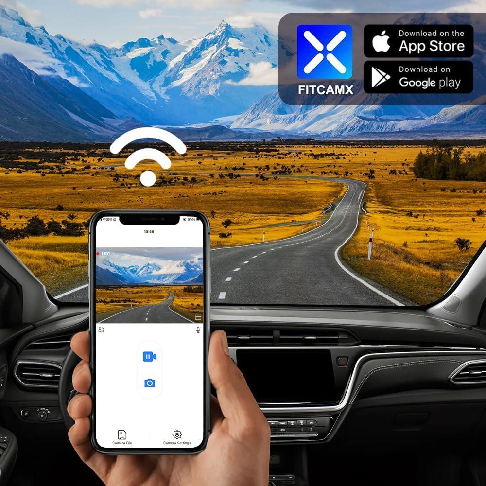 Cámara de Salpicadero FITCAMX HD2-4267 4K/1080P para Chevy Bolt