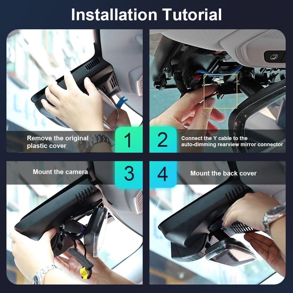 Cámara de Salpicadero FITCAMX HD2-4267 4K/1080P para Chevy Bolt