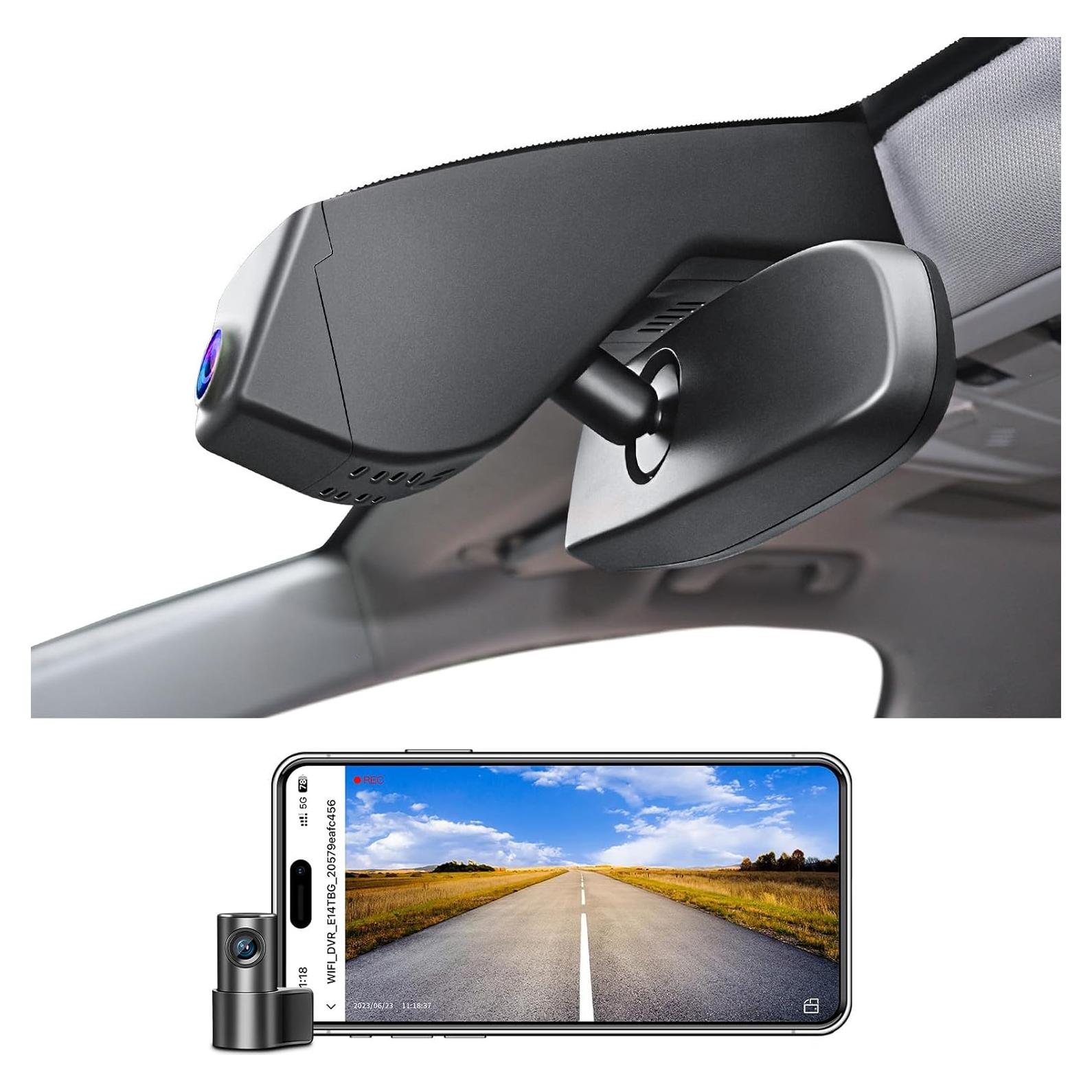 Cámara Dash 4K Delantera y 1080p Trasera MANGOAL GMC Acadia 2017-2023