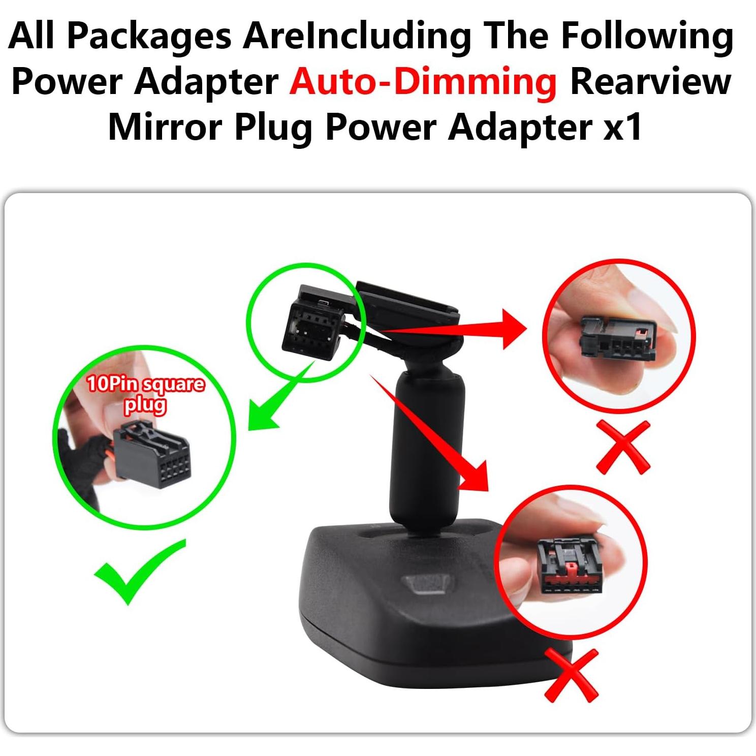 Cámara Dash 4K Delantera y 1080p Trasera MANGOAL GMC Acadia 2017-2023