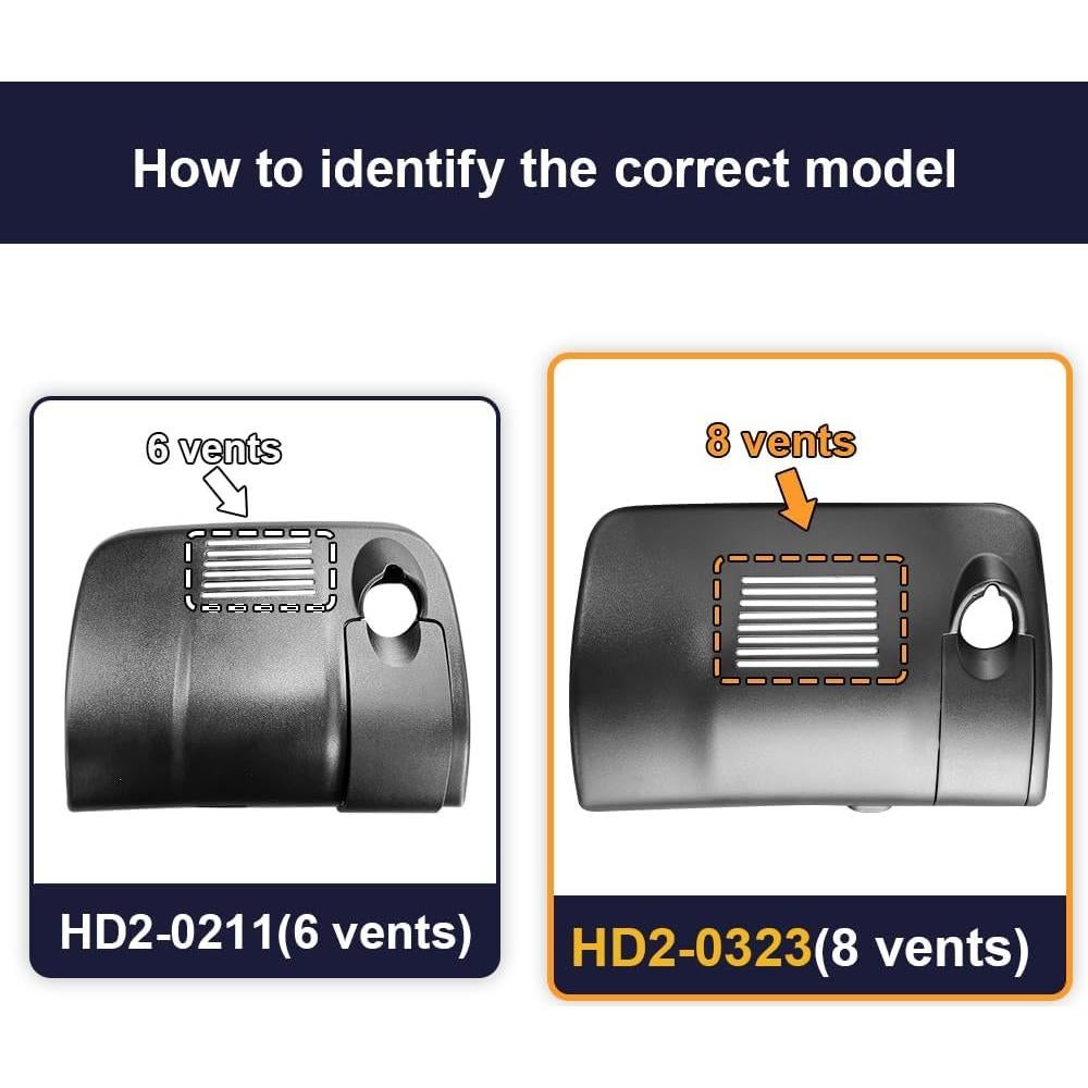 Cámara de Salpicadero Fitcamx 4K Frontal + 1080P Trasera para Honda Civic 2016-2021 & Insight 2019-2022