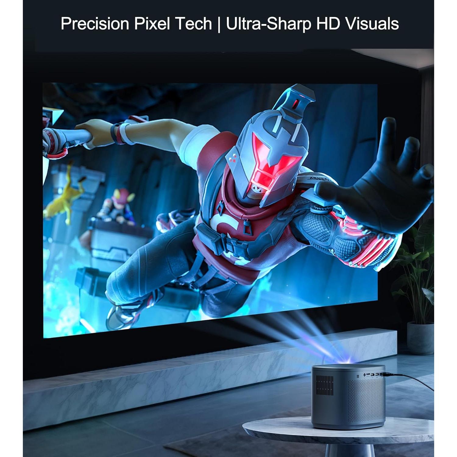 Proyector Mini Miroir M416 HD Portátil con Altavoz Integrado