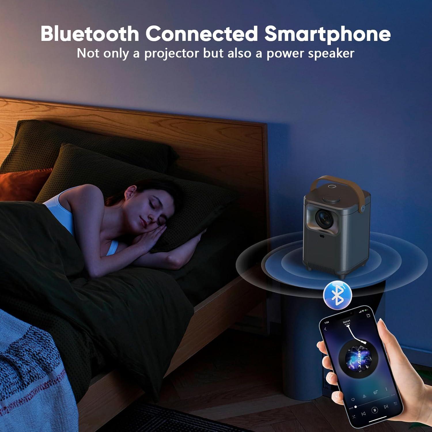 Proyector Portátil TMY V18 1080P WiFi 6 Bluetooth 1.32kg