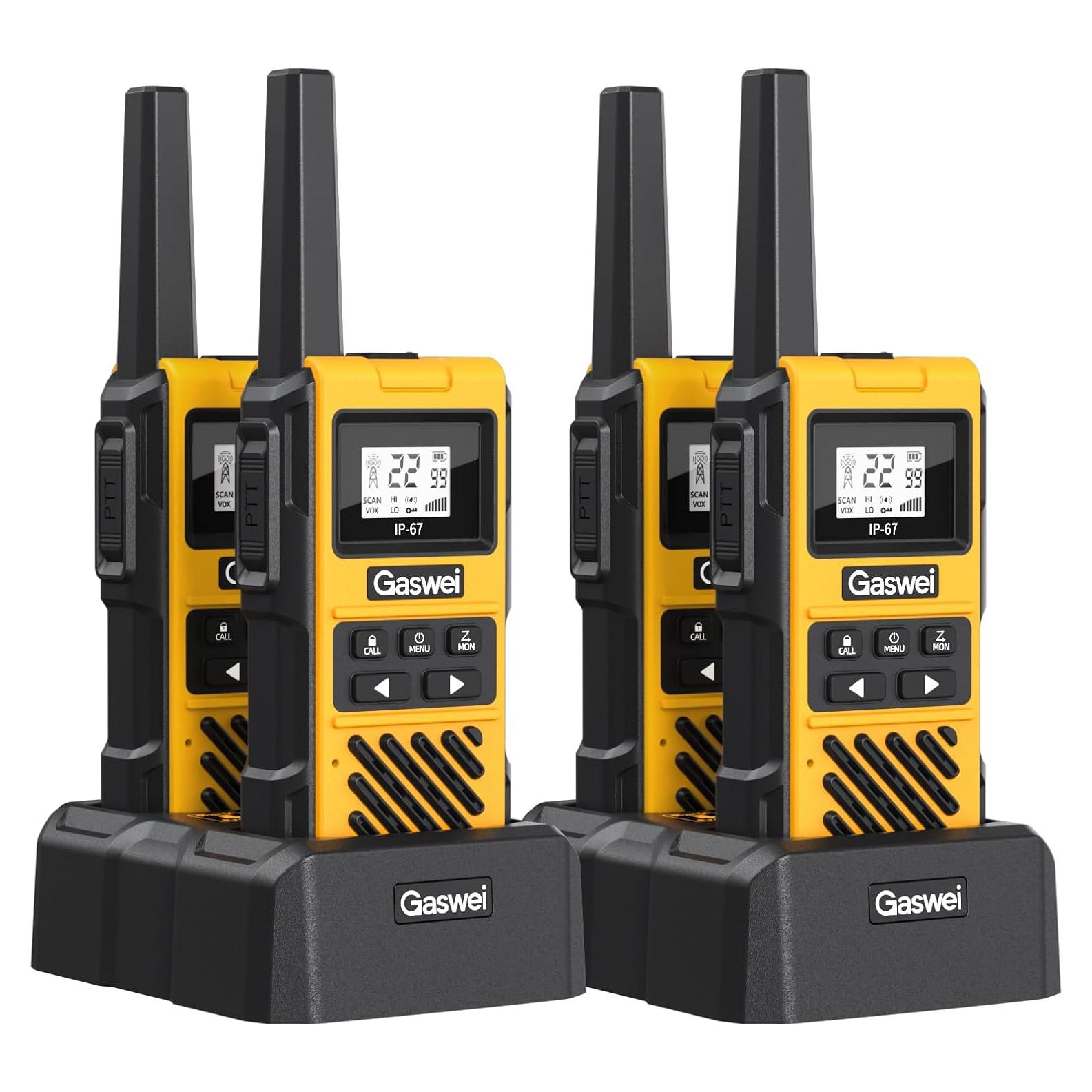 Walkie Talkies Gaswei G1pro IP67 Flotantes 4 Unidades