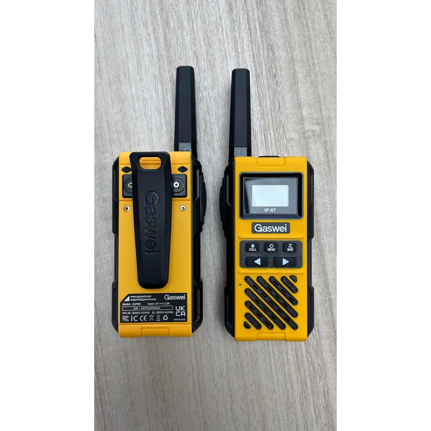 Walkie Talkies Gaswei G1pro IP67 Flotantes 4 Unidades