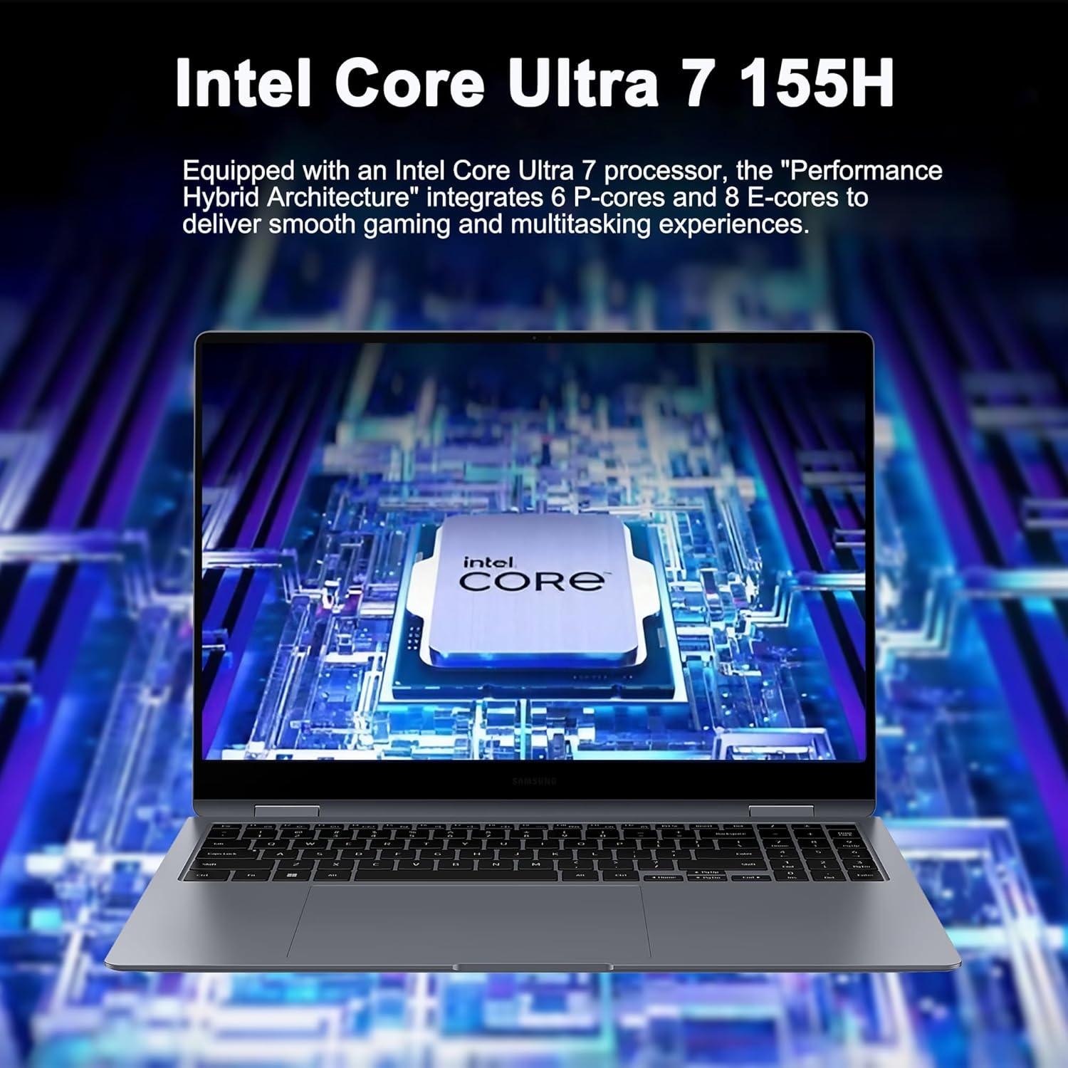 Laptop SAMSUNG Galaxy Book4 Pro 360 16" 2880x1800 AMOLED 16GB RAM 4TB SSD