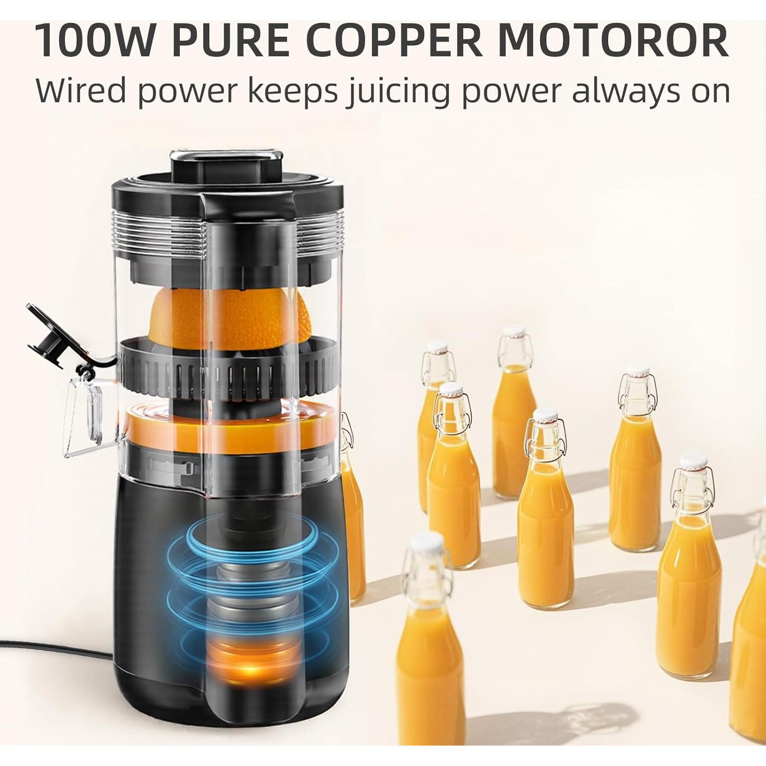 Exprimidor Eléctrico Keerain CJ001-GY 1L para Cítricos