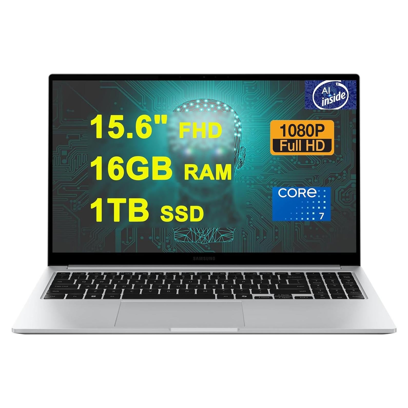 Laptop Samsung Galaxy Book 4 15.6" FHD Intel Core i7 16GB 1TB