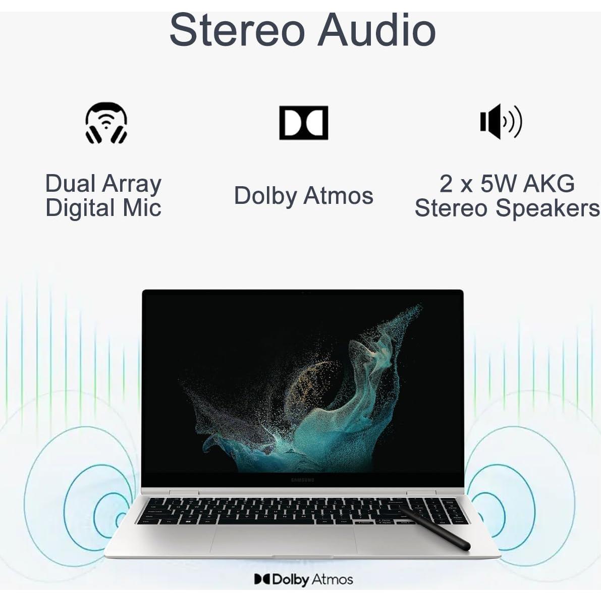 Laptop 2-en-1 Samsung Galaxy Book2 Pro 360 15.6" FHD