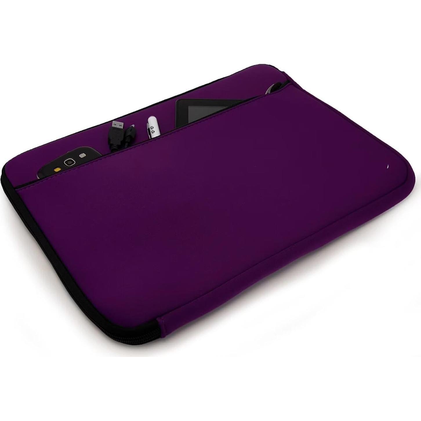 Funda para Laptop 14" ECCRIS Neopreno Morado con Protección
