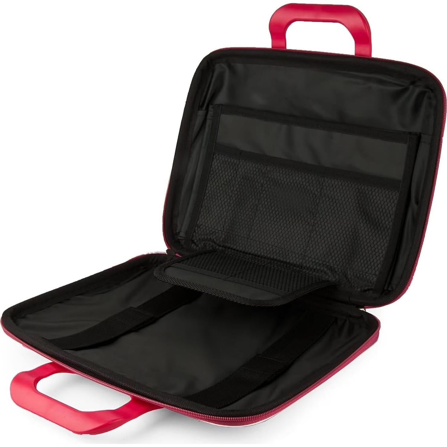 Bolsa para Laptop 13-14" ECCRIS Rosa PU Cuero Resistente