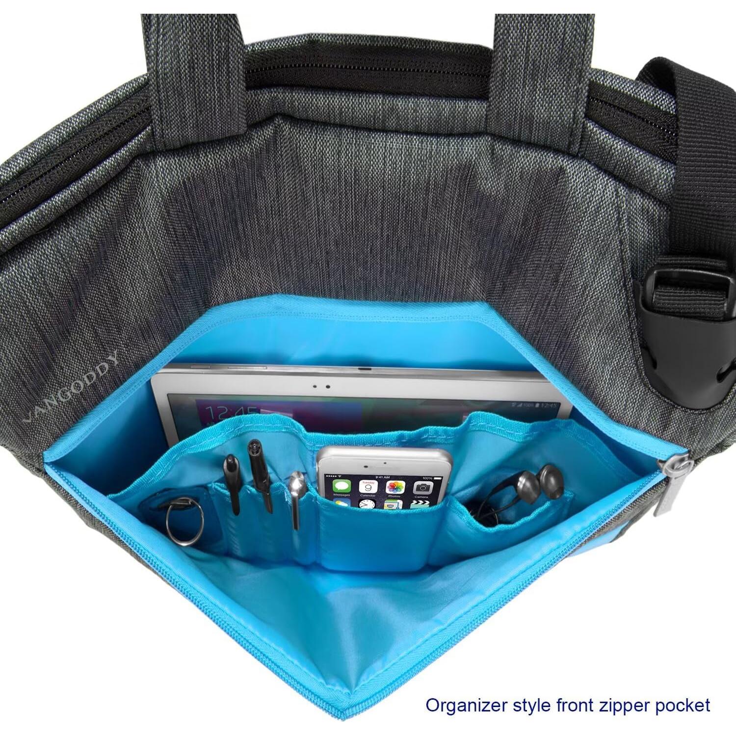 Bolsa Mensajera para Laptop 13-14" ECCRIS Azul Cielo