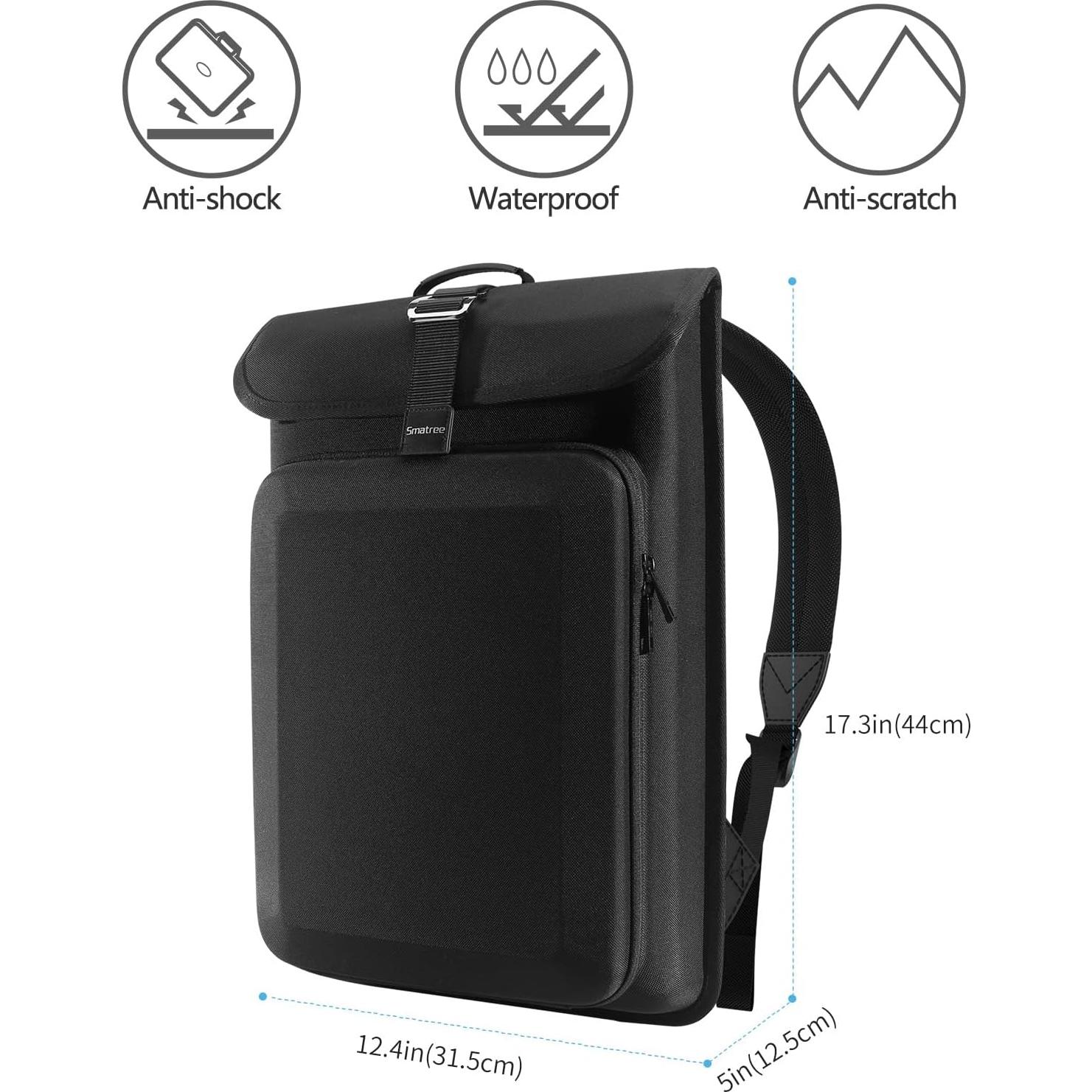 Mochila Dura Smatree para Laptop 15.6-16" - Negro