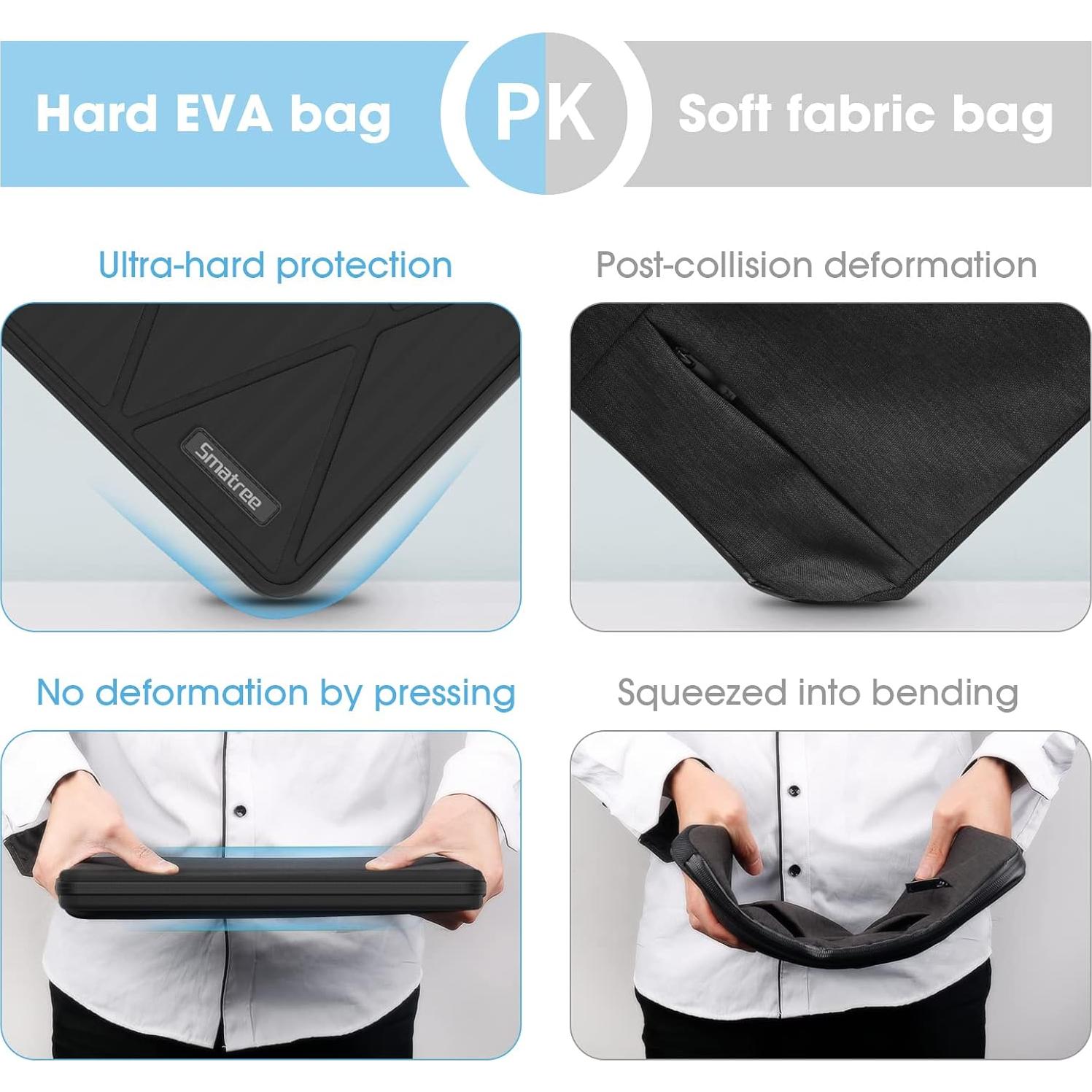 Funda Dura Smatree para Laptop 14" DELL y ASUS Impermeable