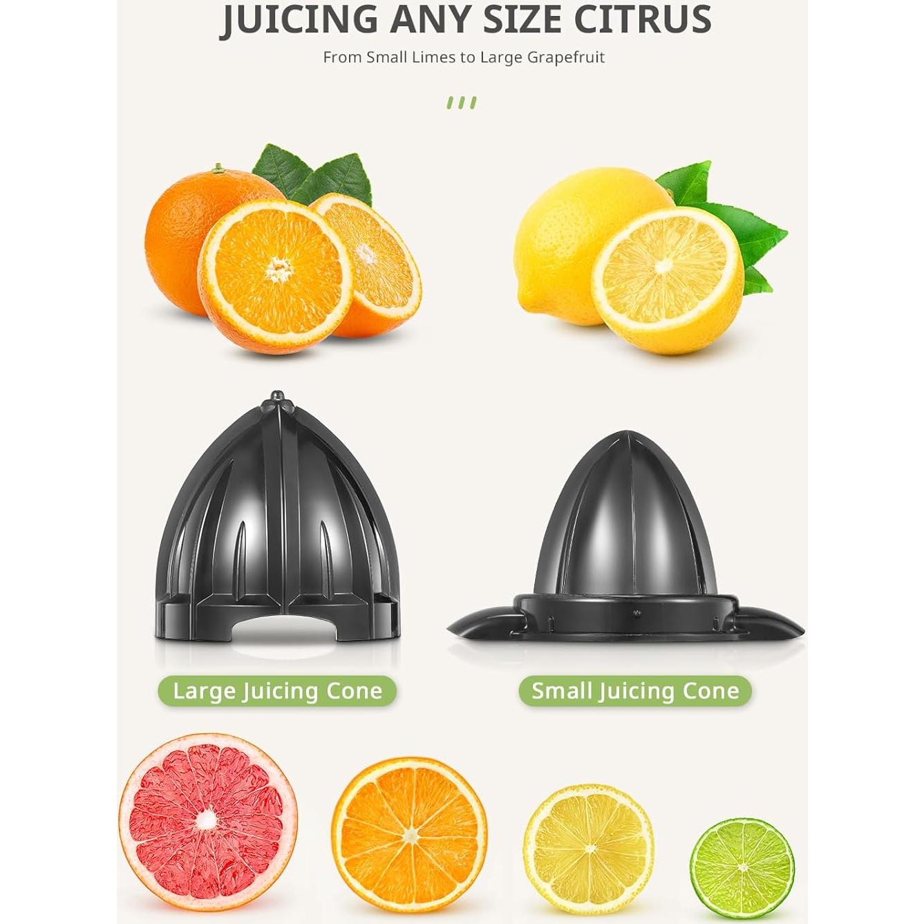 Exprimidor Eléctrico de Cítricos Reemix SG-85W - Acero Inoxidable