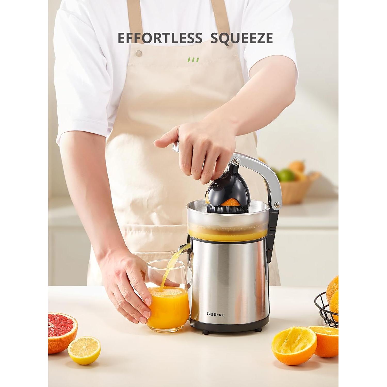 Exprimidor Eléctrico de Cítricos Reemix SG-85W - Acero Inoxidable