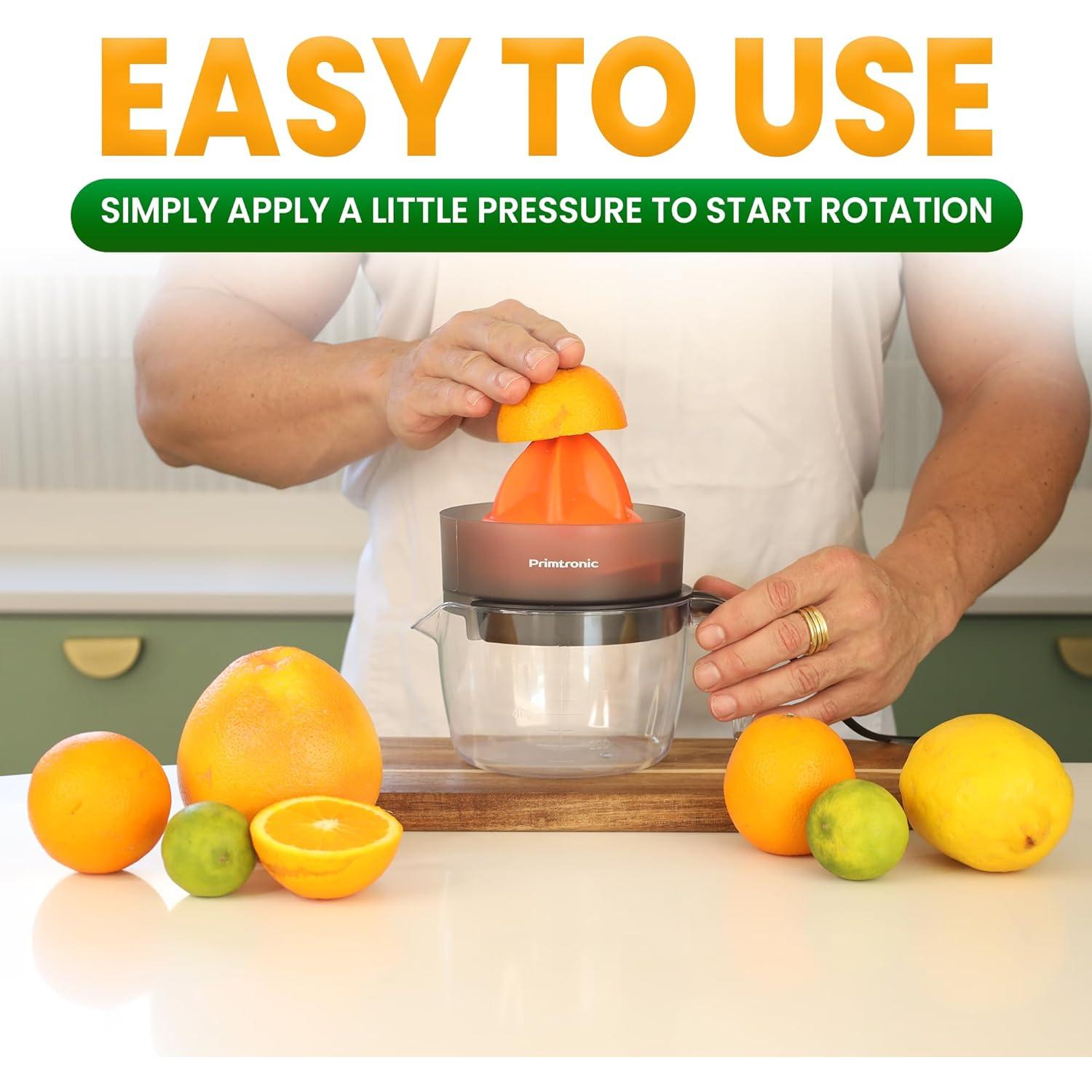 Exprimidor Eléctrico de Cítricos Primtronic 800 ml Auto-Reversa