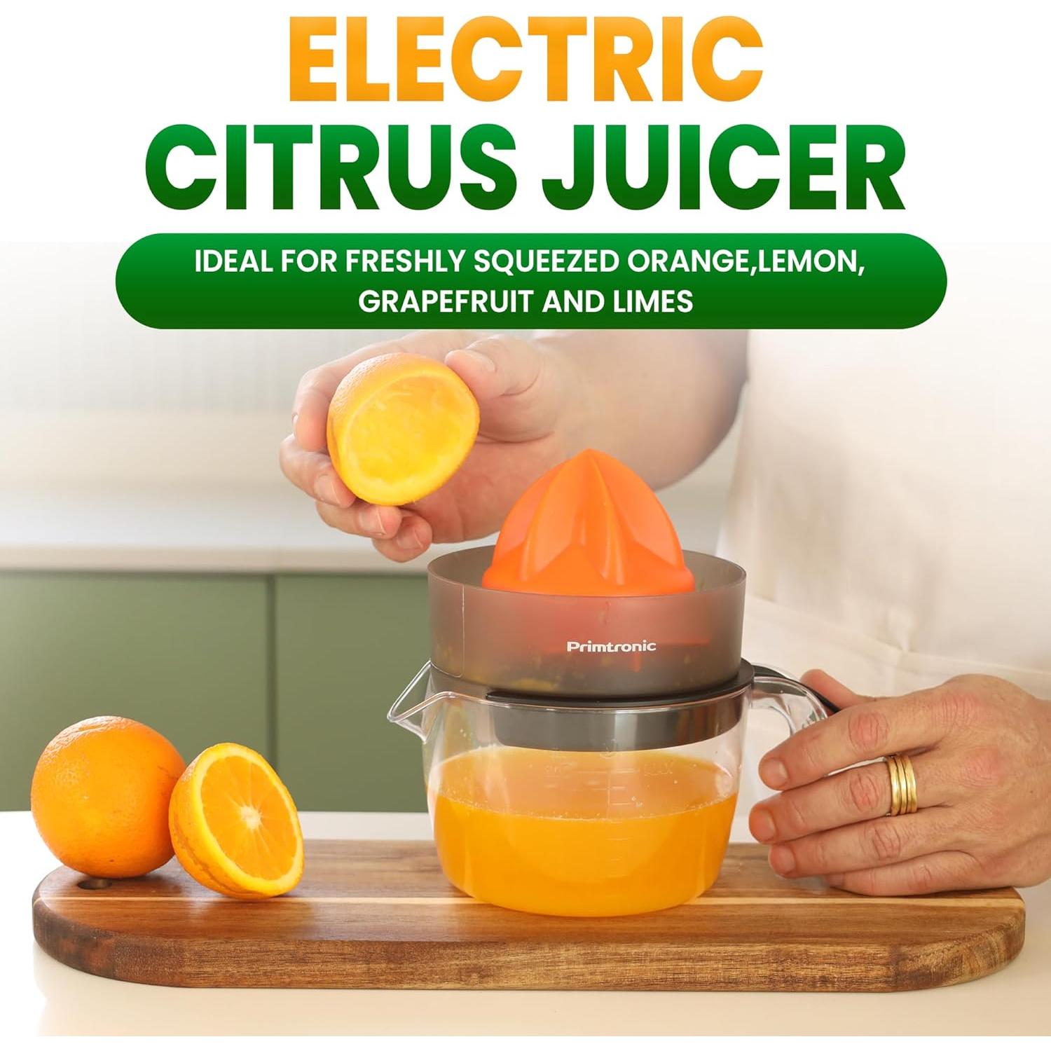 Exprimidor Eléctrico de Cítricos Primtronic 800 ml Auto-Reversa