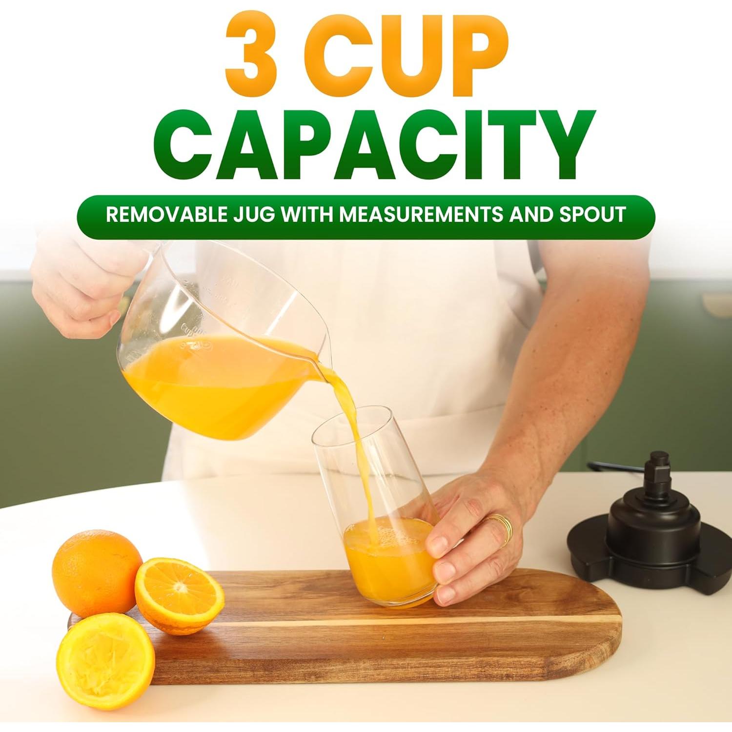 Exprimidor Eléctrico de Cítricos Primtronic 800 ml Auto-Reversa