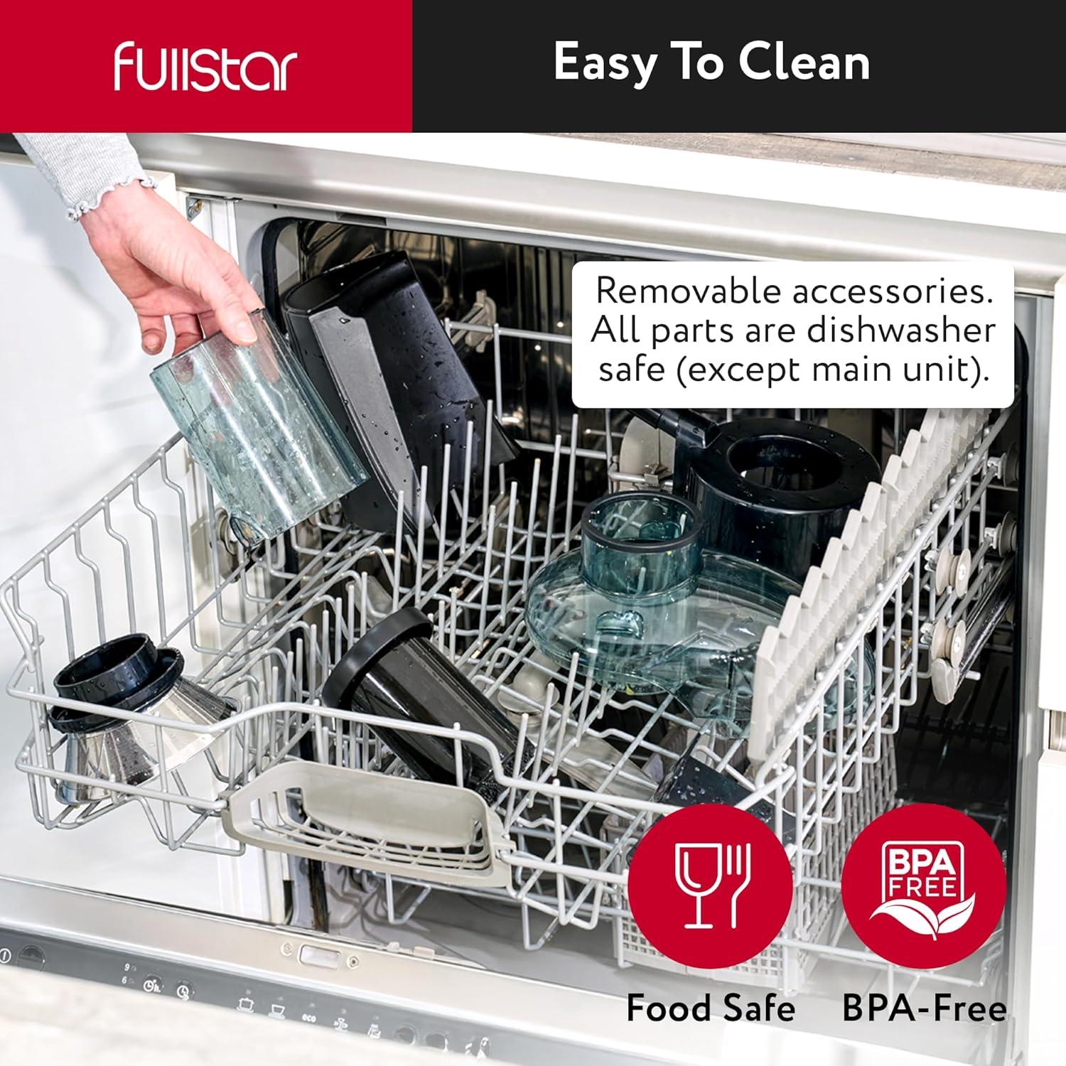 Extractor de Jugo Fullstar 400W Acero Inoxidable 2 Velocidades