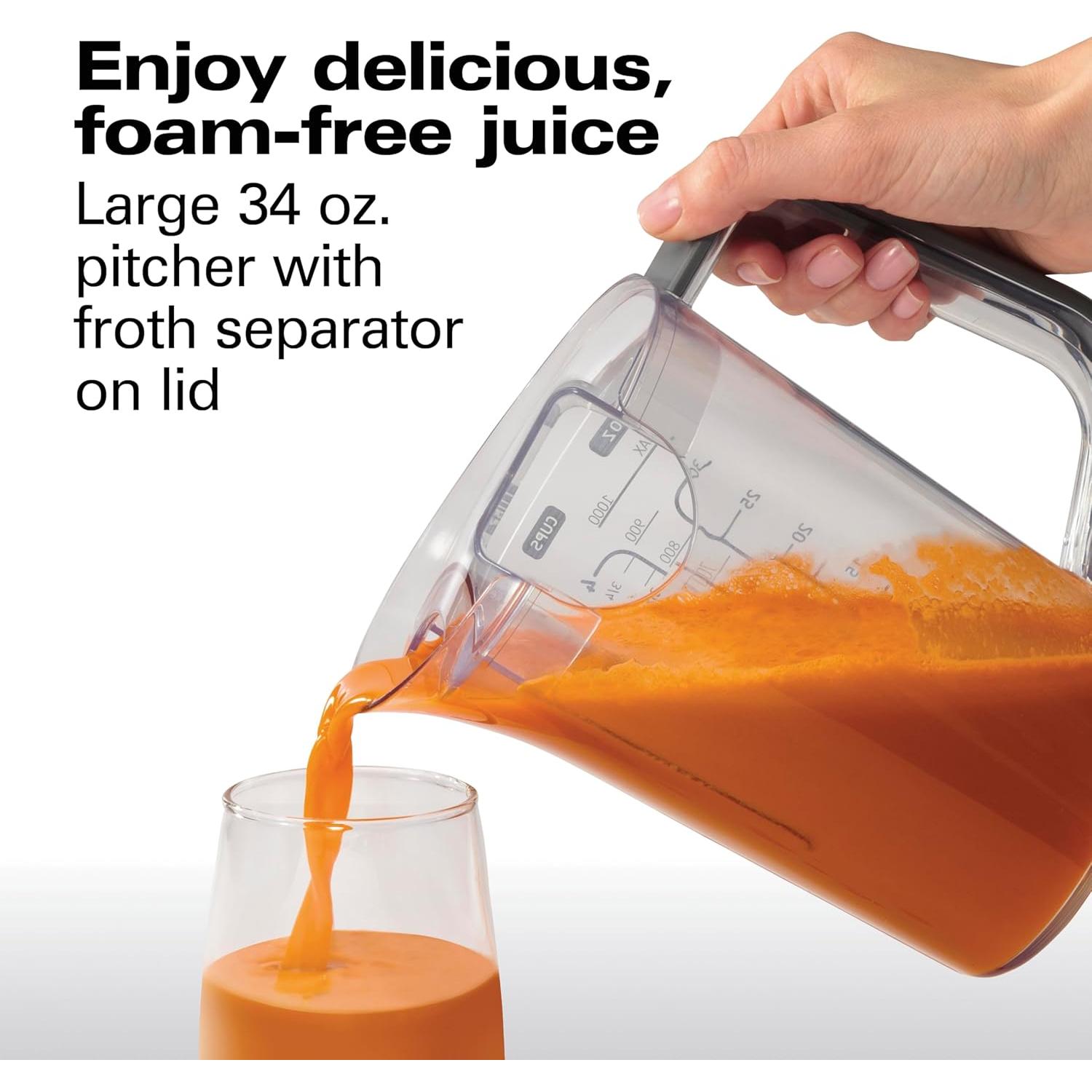 Extractor de Jugo Hamilton Beach 1100W con Conducto 8.9cm