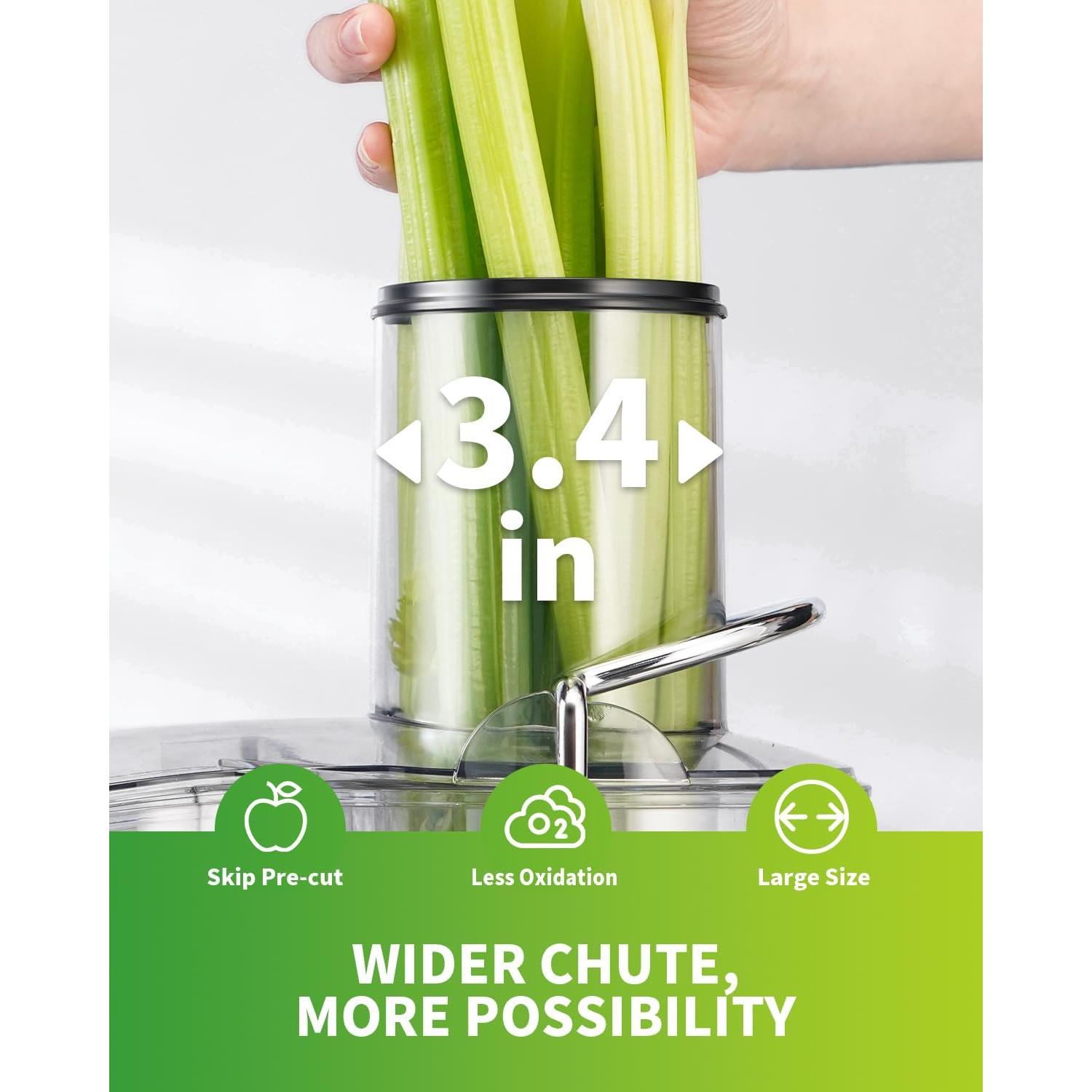 Extractor de Jugo GDOR GS383 1300W Doble Velocidad 1.65L