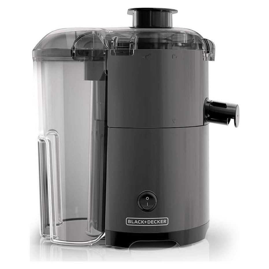 Extractor de Jugo Silencioso Black+Decker JE2500B 400W Compacto