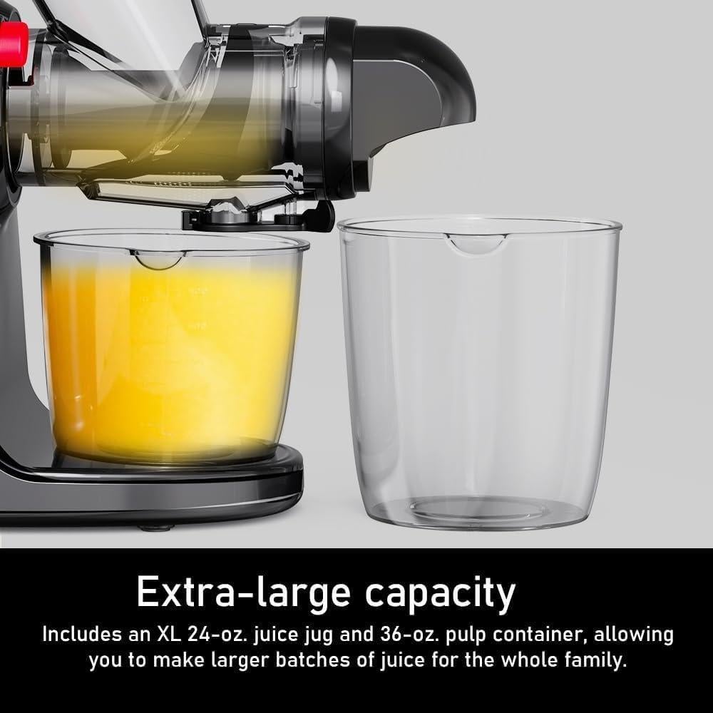 Extractor de Jugo SIFENE JS3209 Prensado en Frío 1000ml Negro