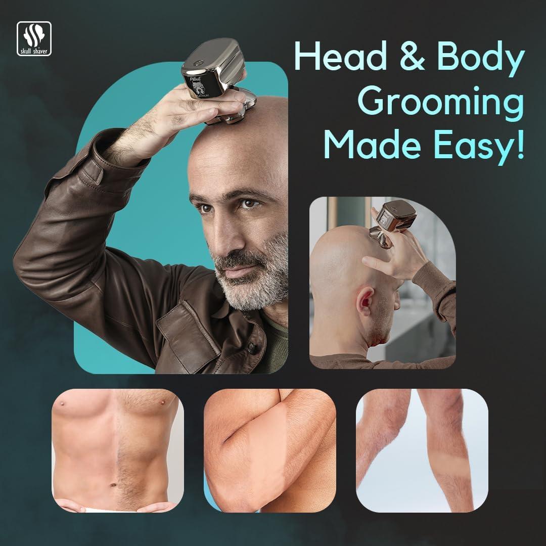 Afeitadora de Cabeza Skull Shaver Pitbull Platinum Pro - Húmedo/Seco