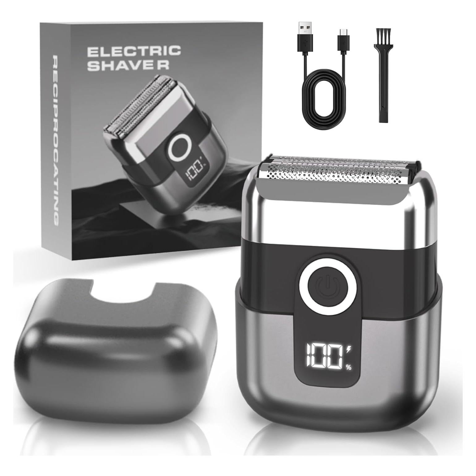 Afeitadora eléctrica LYRSLF 3 cuchillas impermeable USB-C