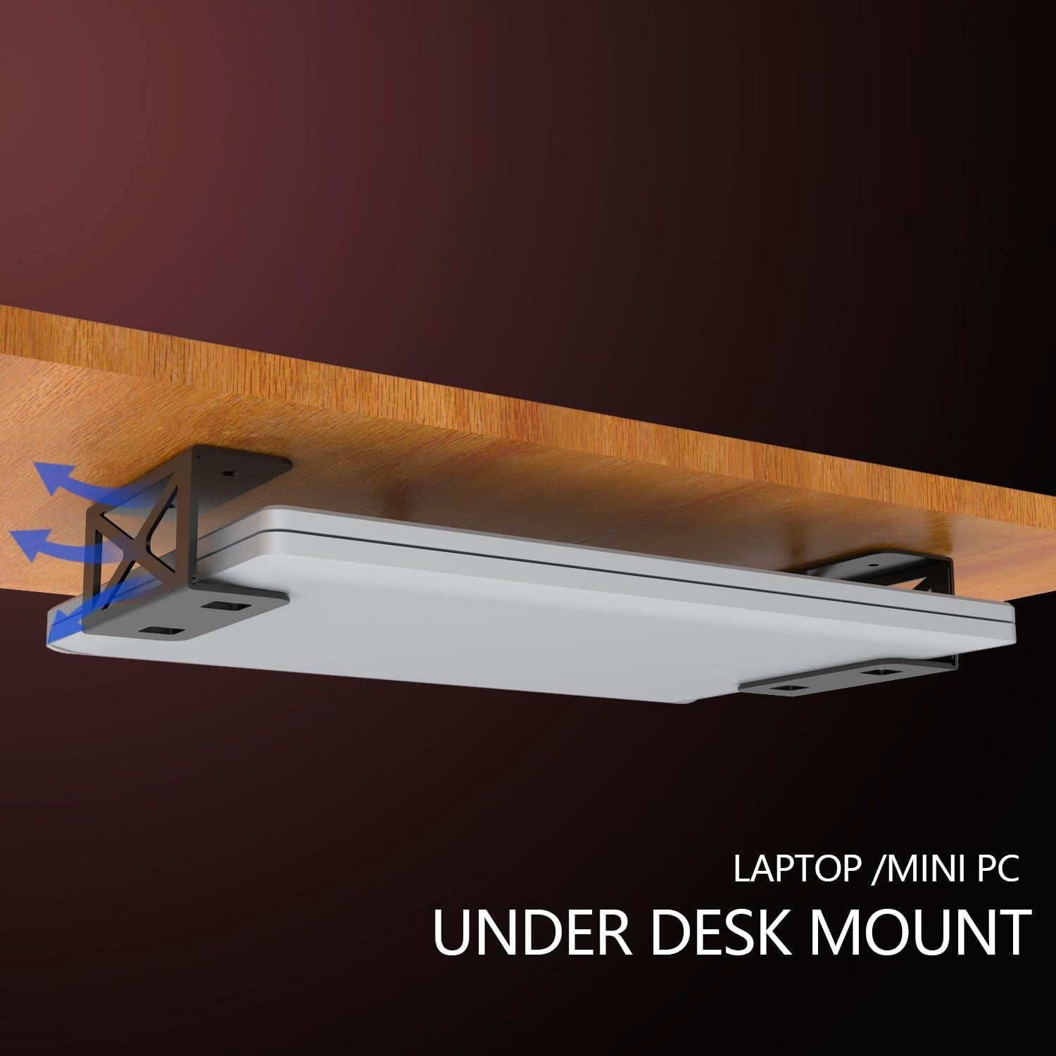 Soporte Bajo Escritorio Bylitco para Laptop y Mini PC