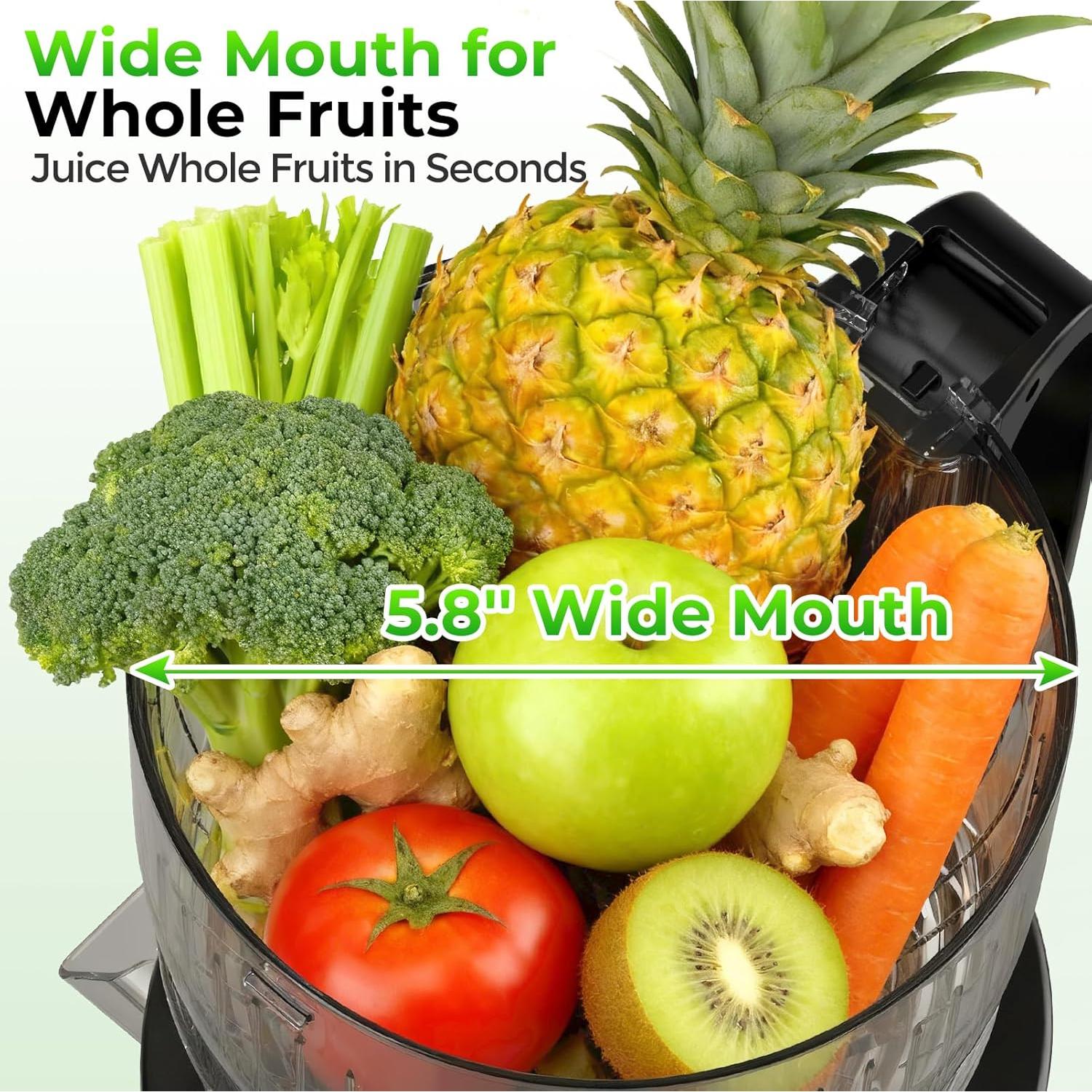 Exprimidor Lento Godspeeds MP-802Q 3.63 kg Boca Ancha 14.73 cm