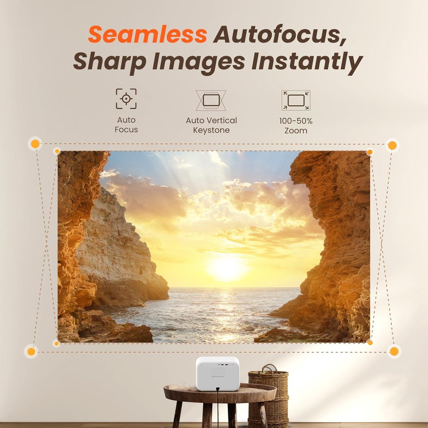 Proyector Yaber L2s 1080P FHD WiFi Bluetooth Sonido JBL