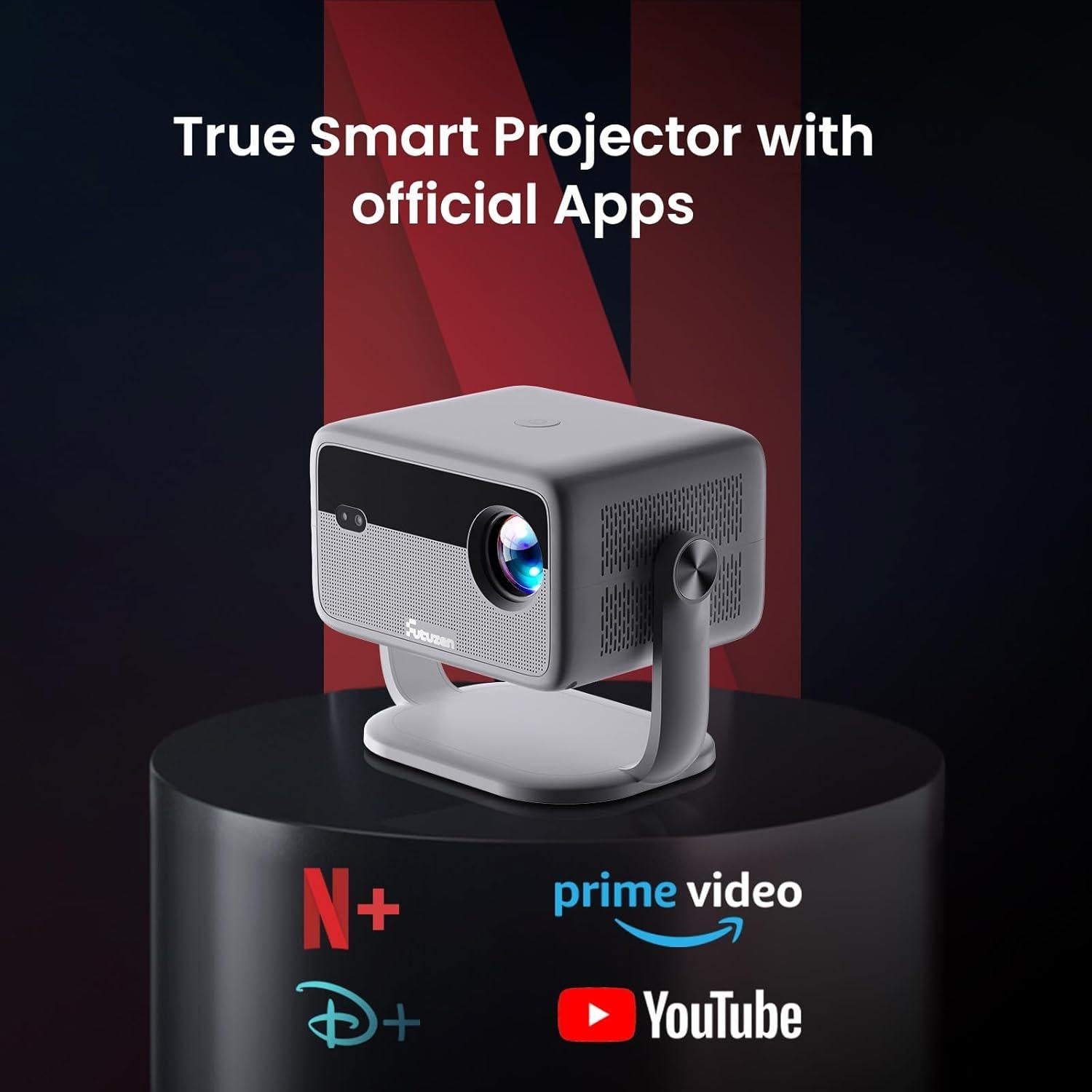 Proyector Inteligente Futuzen P30 NF-US 1080P 600 ANSI WiFi Bluetooth