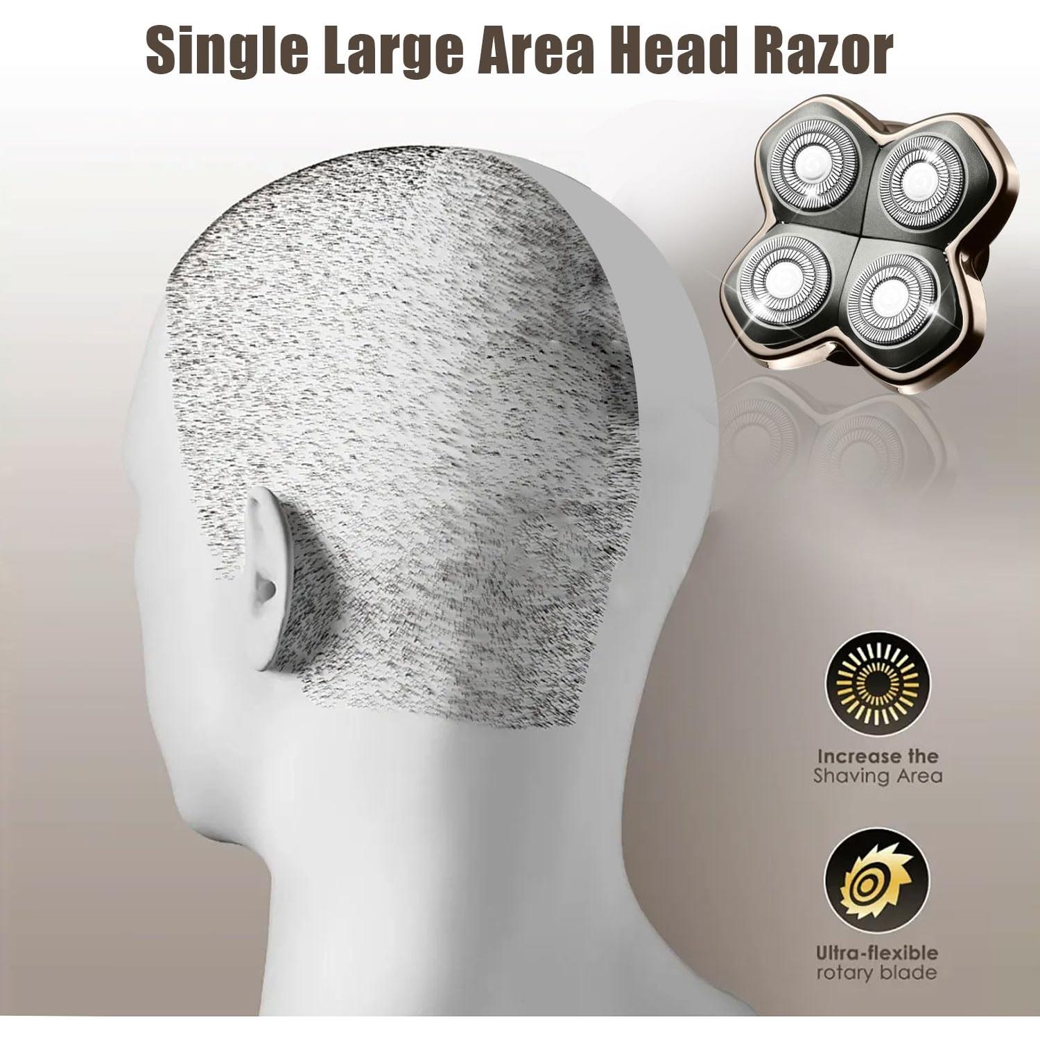 Cabezas de Repuesto para Afeitadora TGSBHIO 4 en 1 para Hombres