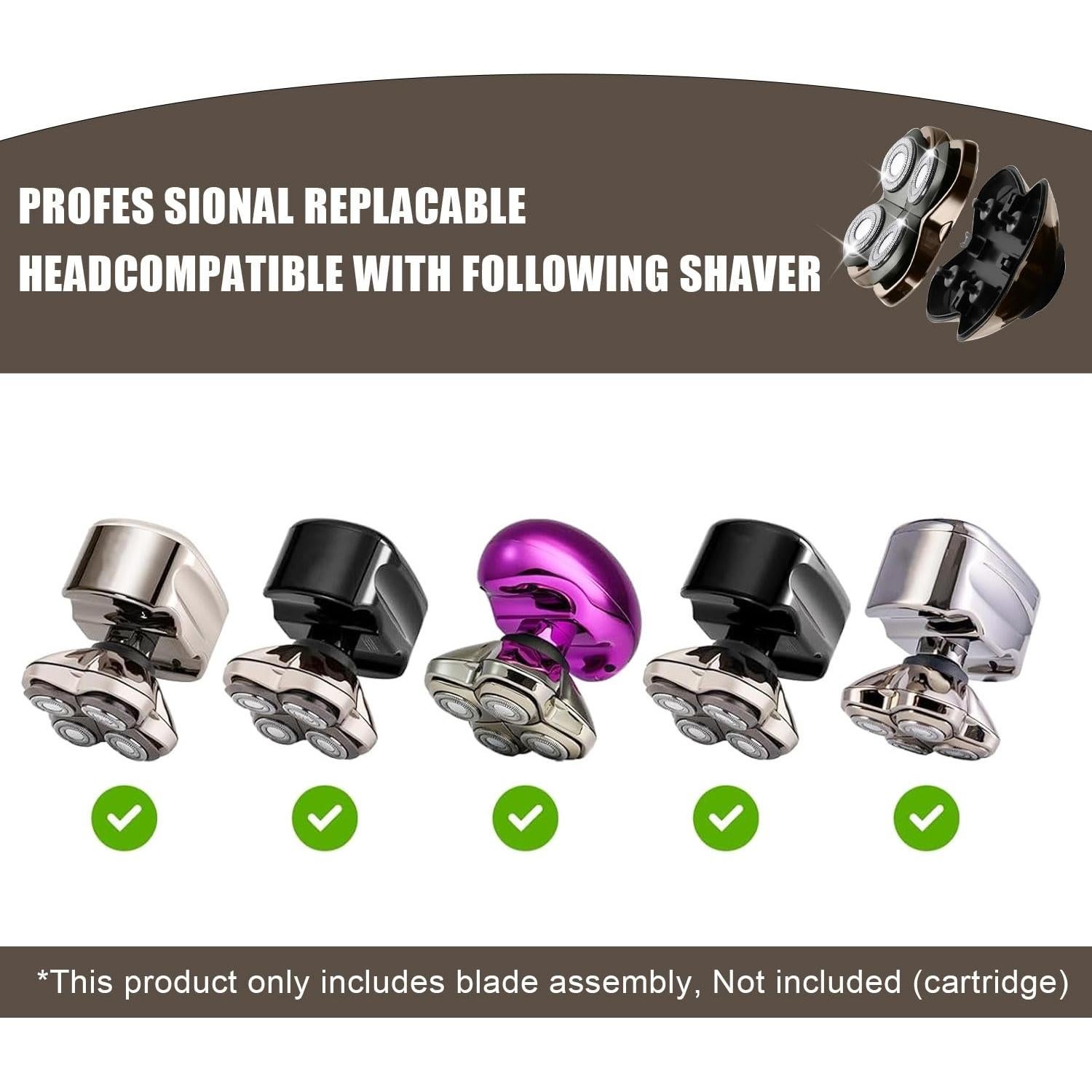 Cabezas de Repuesto para Afeitadora TGSBHIO 4 en 1 para Hombres