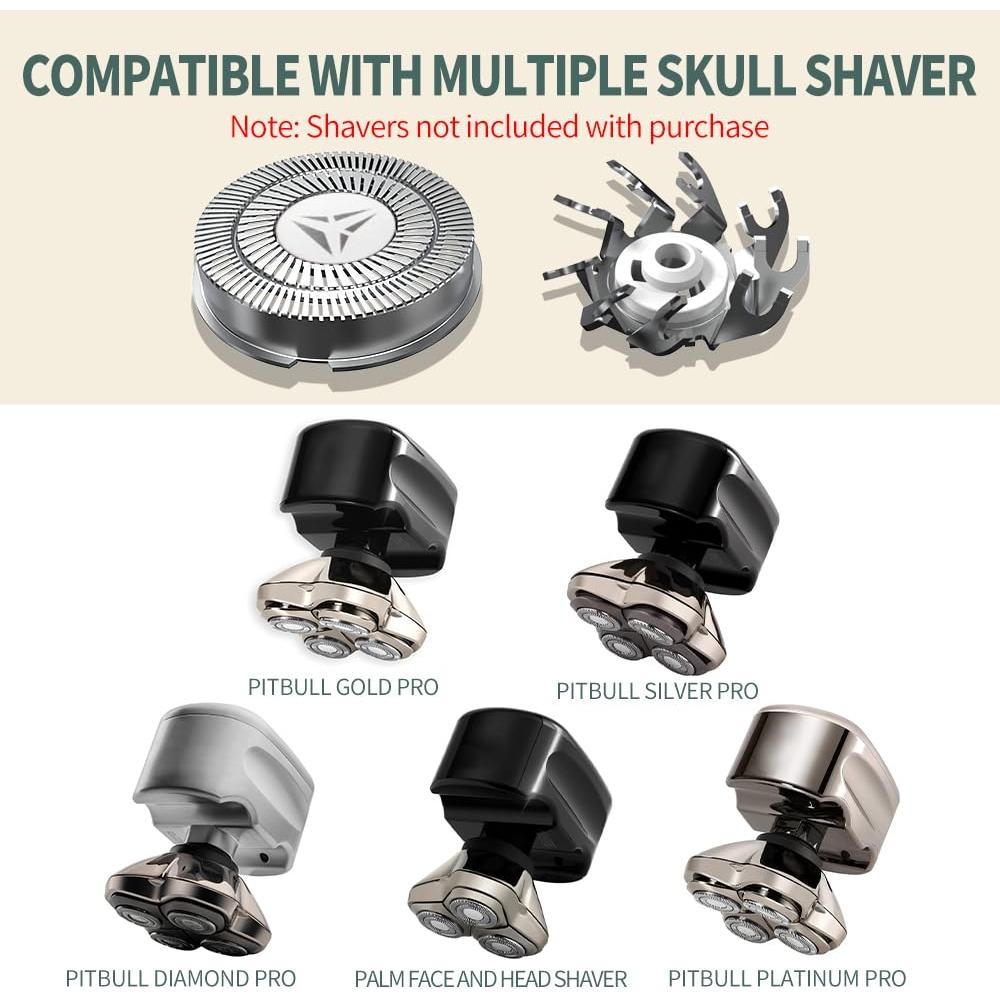 Cuchillas de Repuesto Skull Shaver Pitbull - 12 Unidades