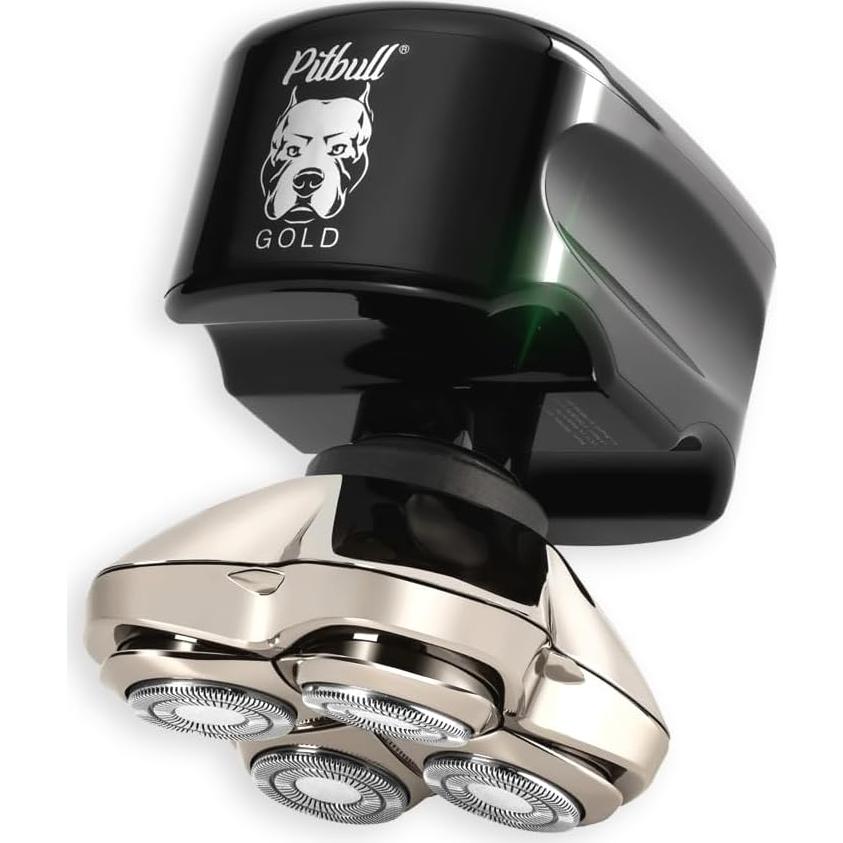 Afeitadora Rotativa Skull Shaver Pitbull Gold PRO 5 en 1