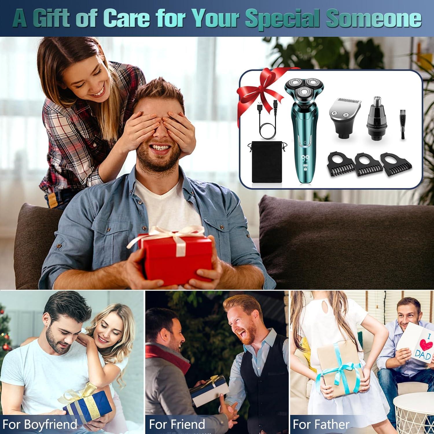 Afeitadora eléctrica Handsomeface 8868-18 a prueba de agua