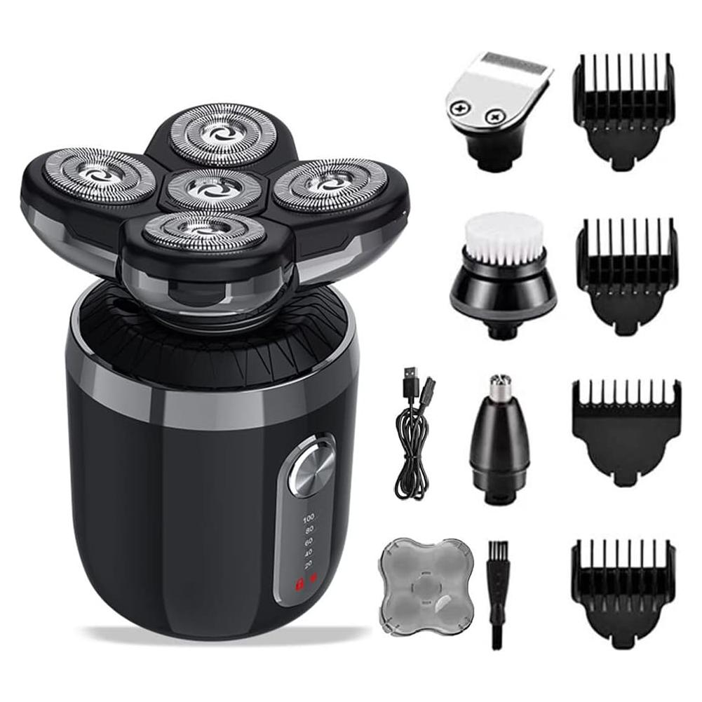 Afeitadora Eléctrica 5 en 1 Weltition Impermeable para Hombres
