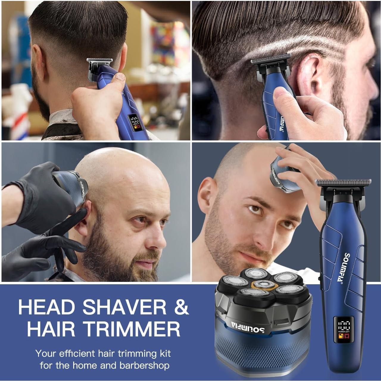 Afeitadora Eléctrica SOLIMPIA 8750-2 con Pantalla LED y Batería 1400 mAh