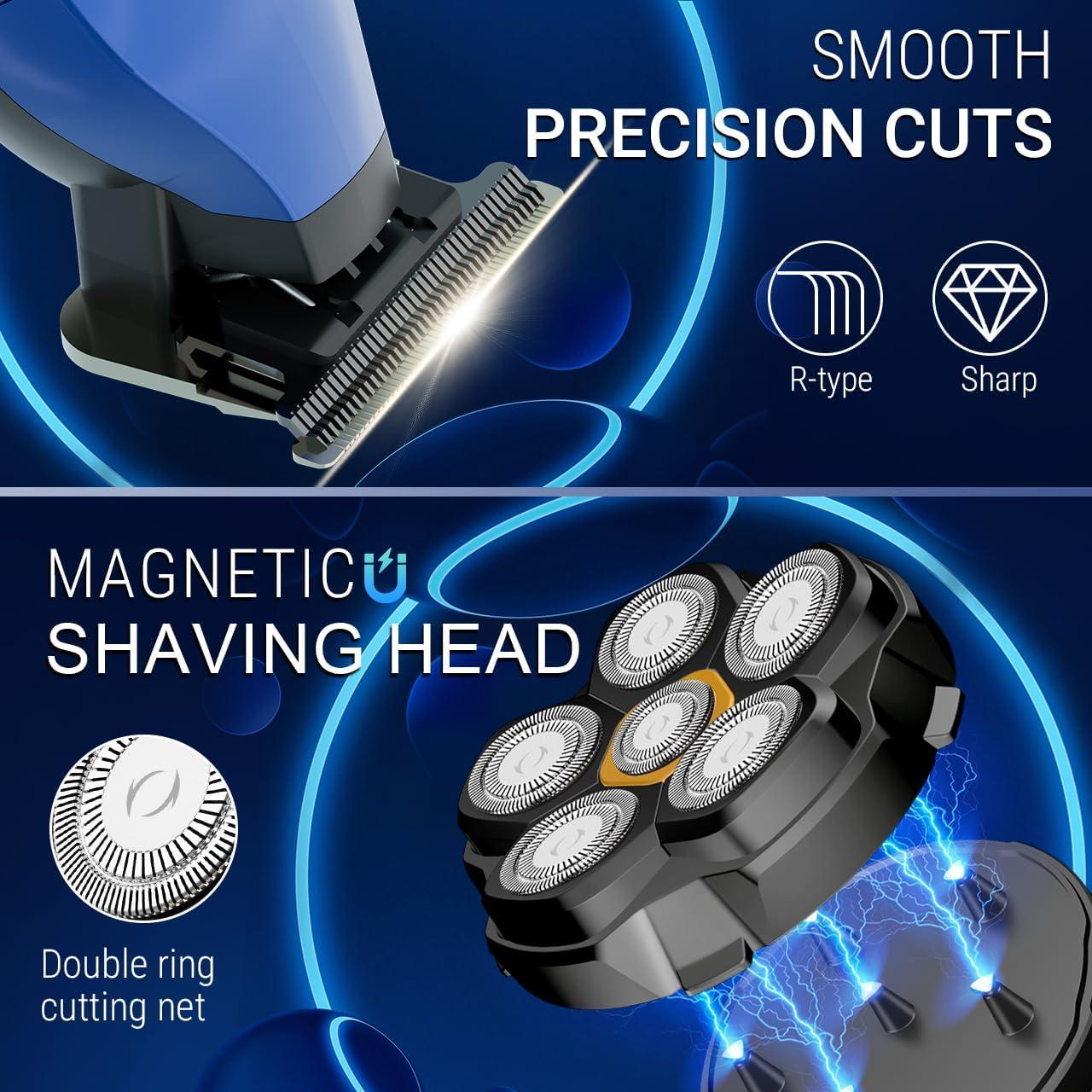 Afeitadora Eléctrica SOLIMPIA 8750-2 con Pantalla LED y Batería 1400 mAh