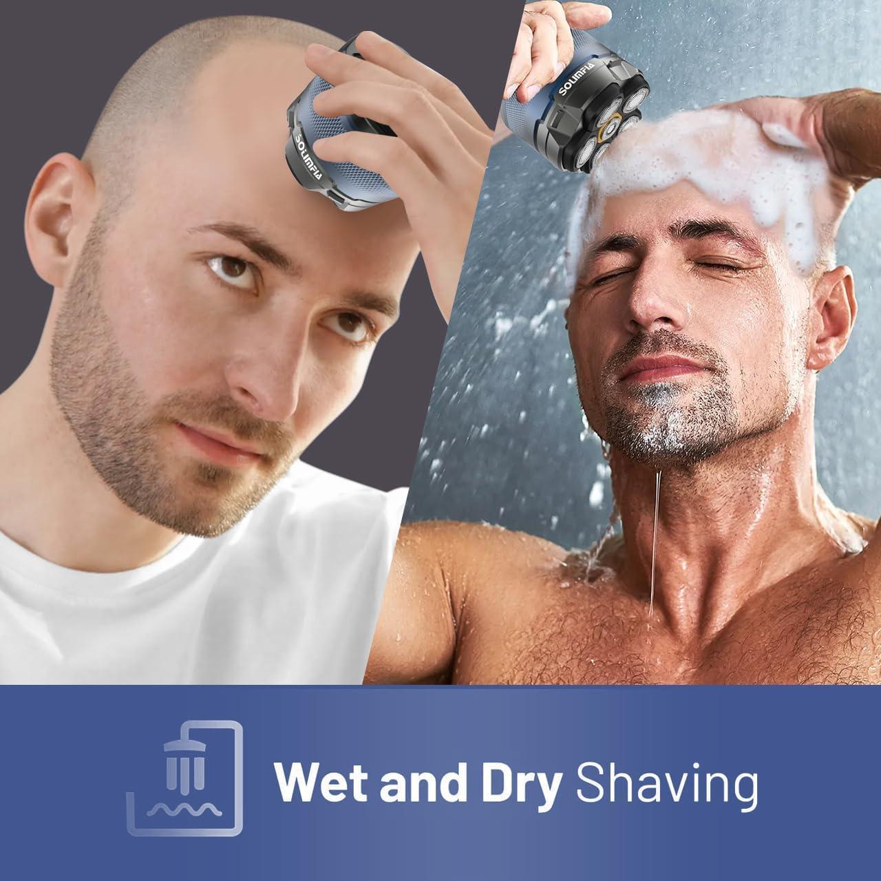 Afeitadora Eléctrica SOLIMPIA 8750-2 con Pantalla LED y Batería 1400 mAh