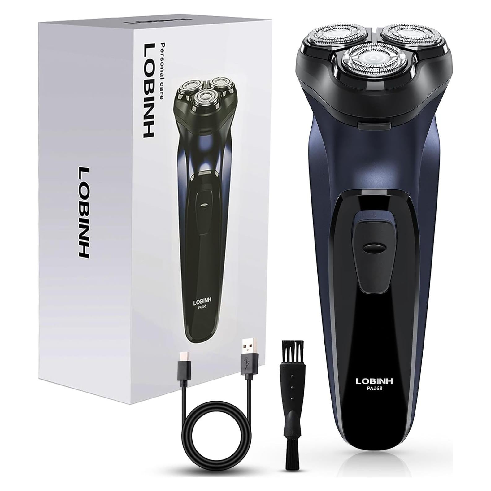 Afeitadora Eléctrica LOBINH PA168 Recargable 4D USB