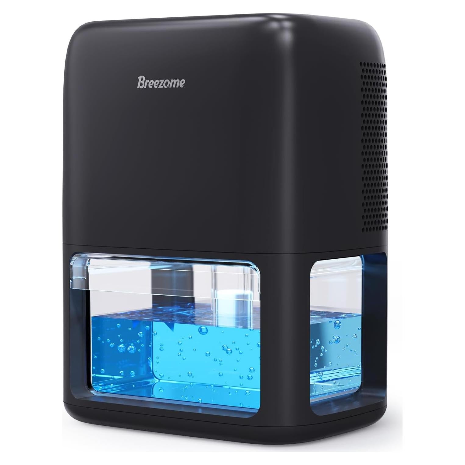 Deshumidificador BREEZOME 1.8L Portátil Silencioso Negro
