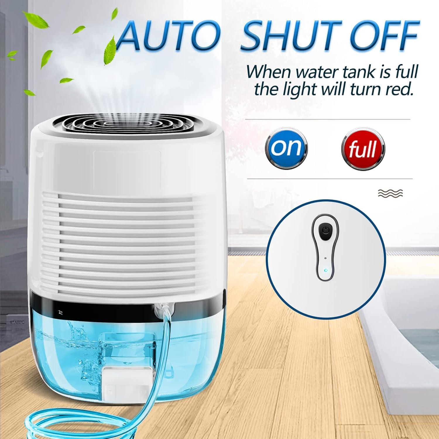 Deshumidificador Posdry 800ml Portátil Silencioso Automático