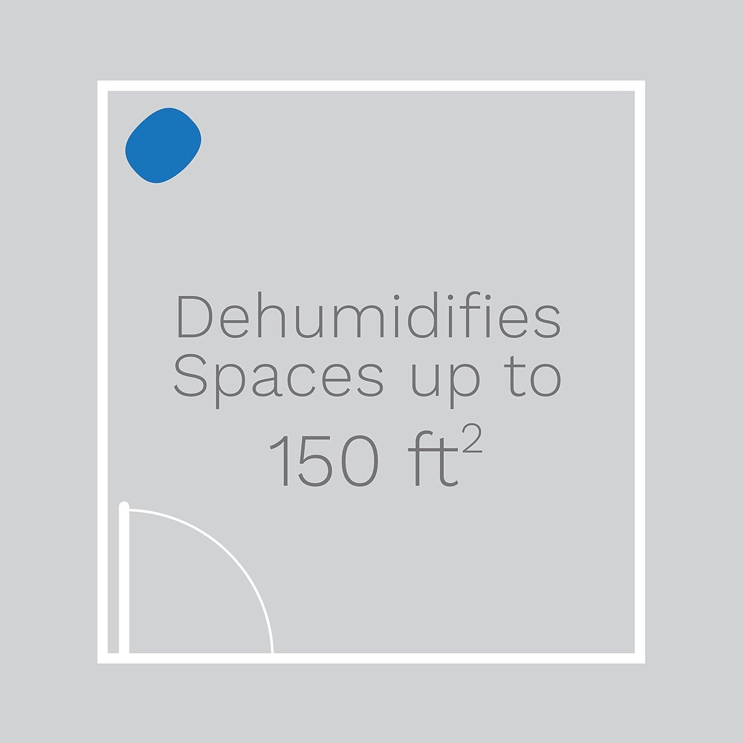 Deshumidificador hOmeLabs Compacto 473ml para Espacios Pequeños