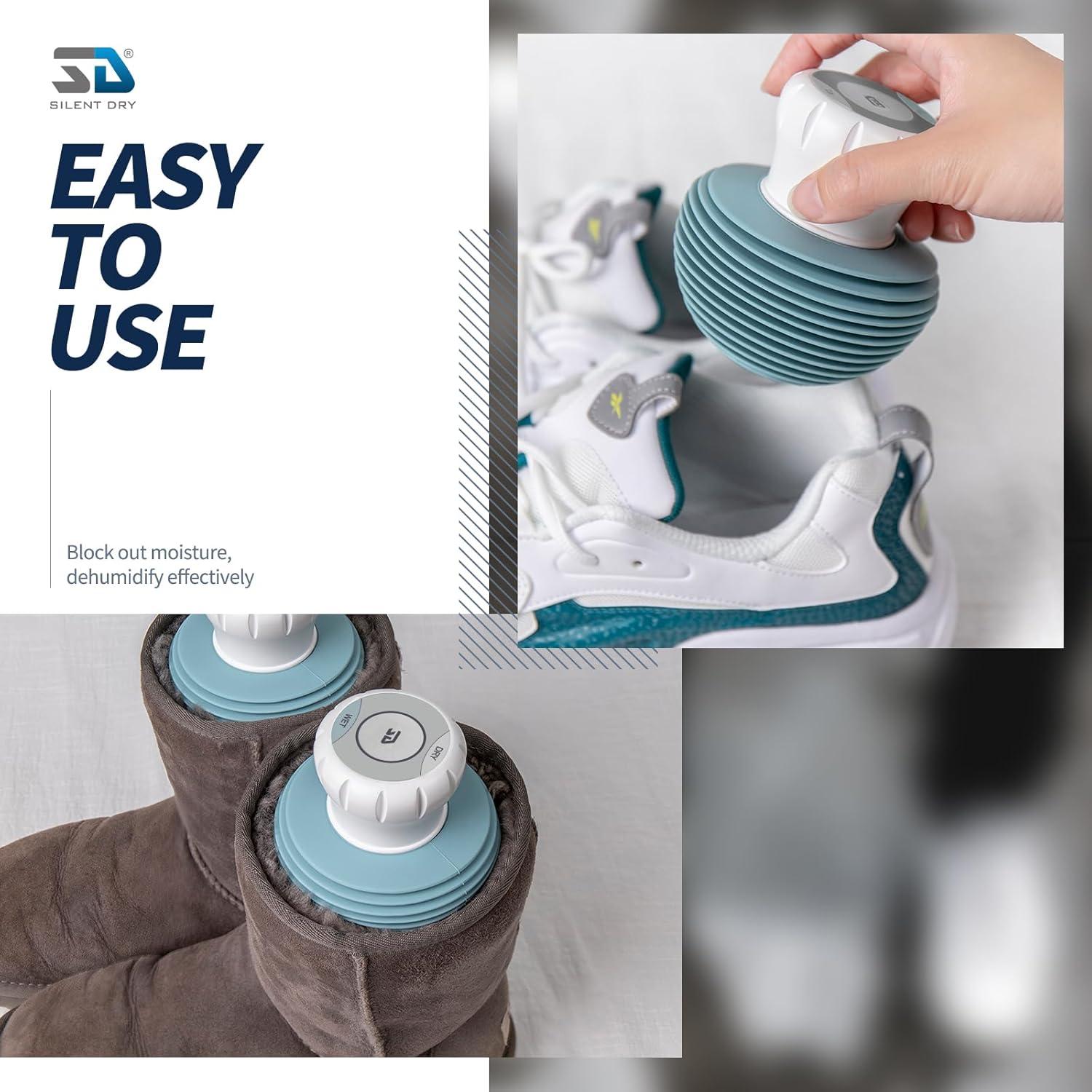 Deshumidificador Portátil SD SILENT DRY 20L Recargable Azul