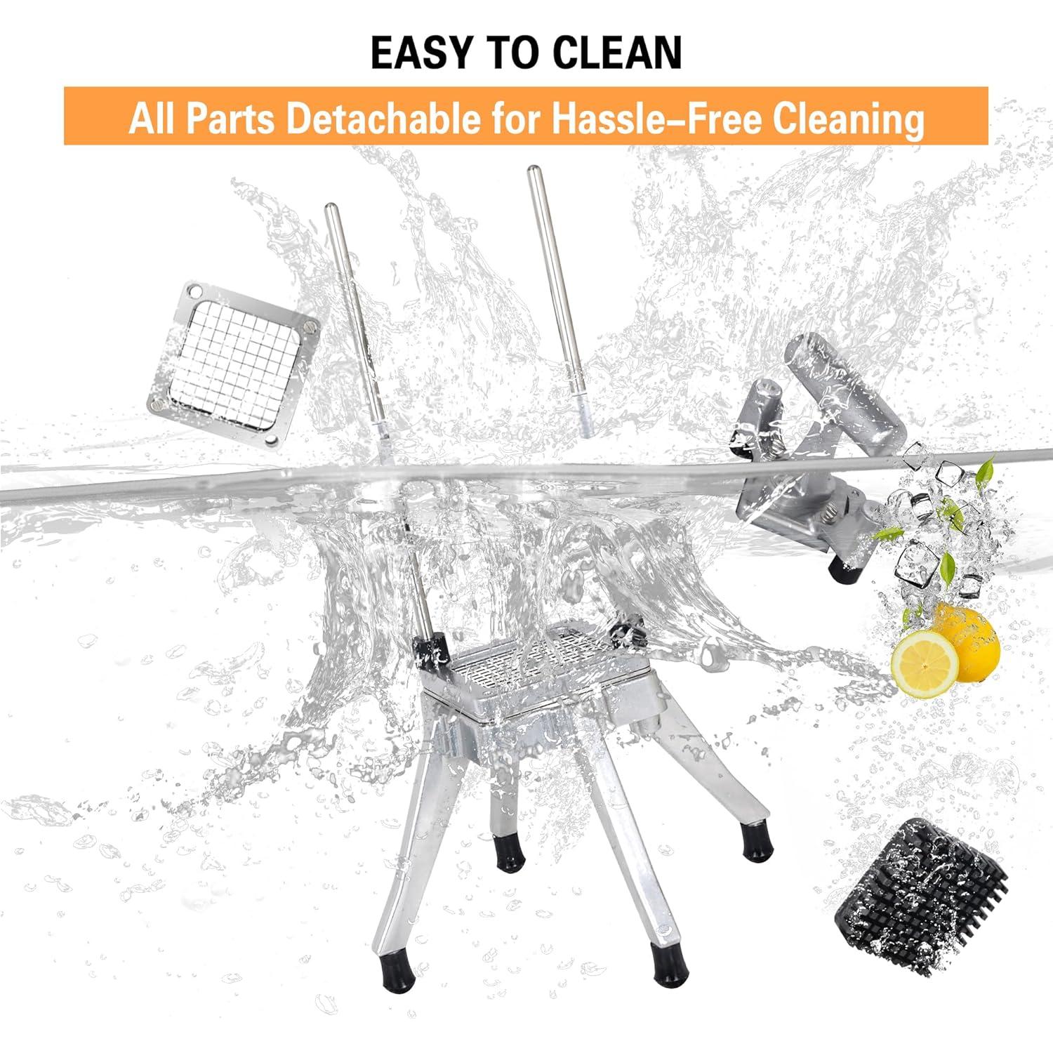 Cortador de Verduras Hakka MX-104 Acero Inoxidable 3 Cuchillas